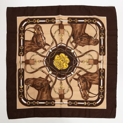 Lot 220 - Equestrian Pattern Fashion Scarf