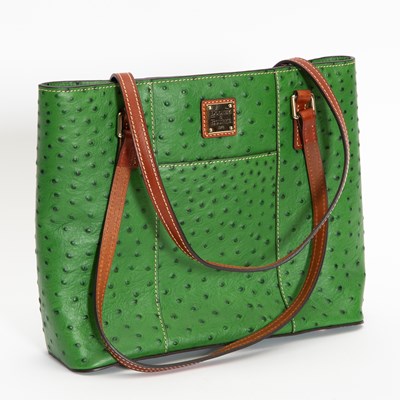 Lot 221 - Dooney & Bourke Ostrich Leather Small Lexington Bag