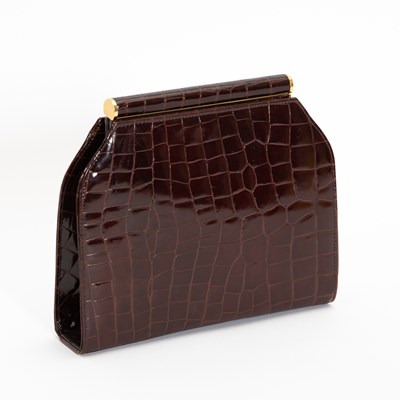 Lot 226 - Perry Ellis Alligator Leather Handbag