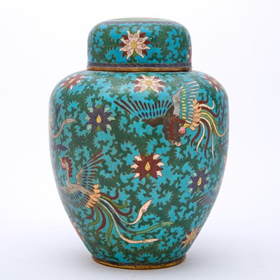 Lot 188 - Japanese Cloisonne Enamel Jar and Cover