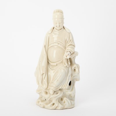 Lot 178 - A Chinese Dehua Porcelain Figure of Wenchang