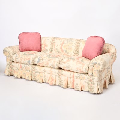 Lot 342 - Floral Upholstered Sofa