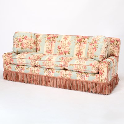 Lot 355 - Floral Upholstered Sofa