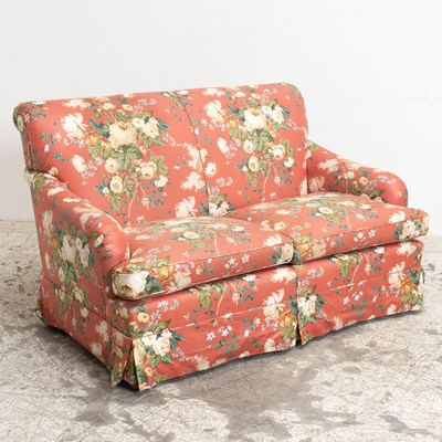 Lot 239 - Floral Upholstered Settee