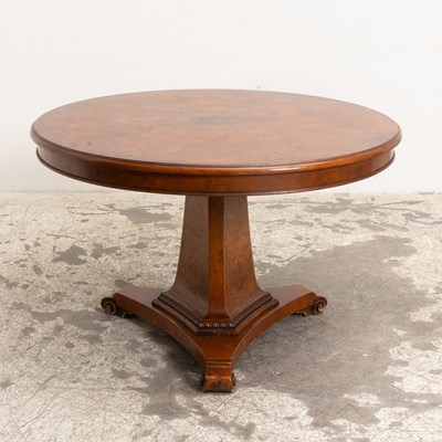 Lot 330 - Regency Style Burlwood Center Table