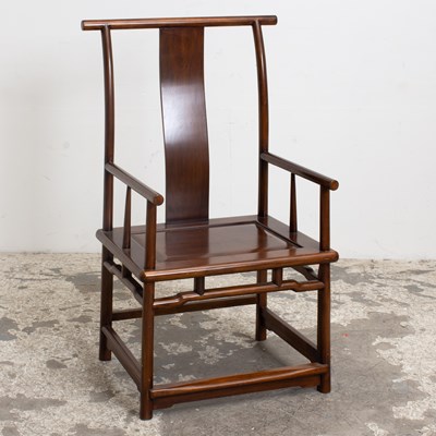 Lot 255 - Ming Style Hardwood Armchair