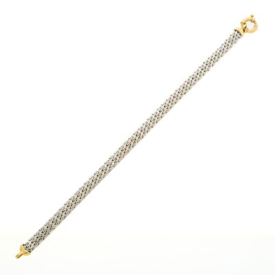 Lot 2230 - Platinum and Gold Bracelet