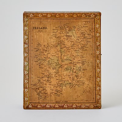 Lot 231 - A map-themed block puzzle that once belonged to Stephen Sondheim