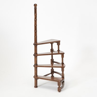 Lot 157 - Mahogany Library Steps