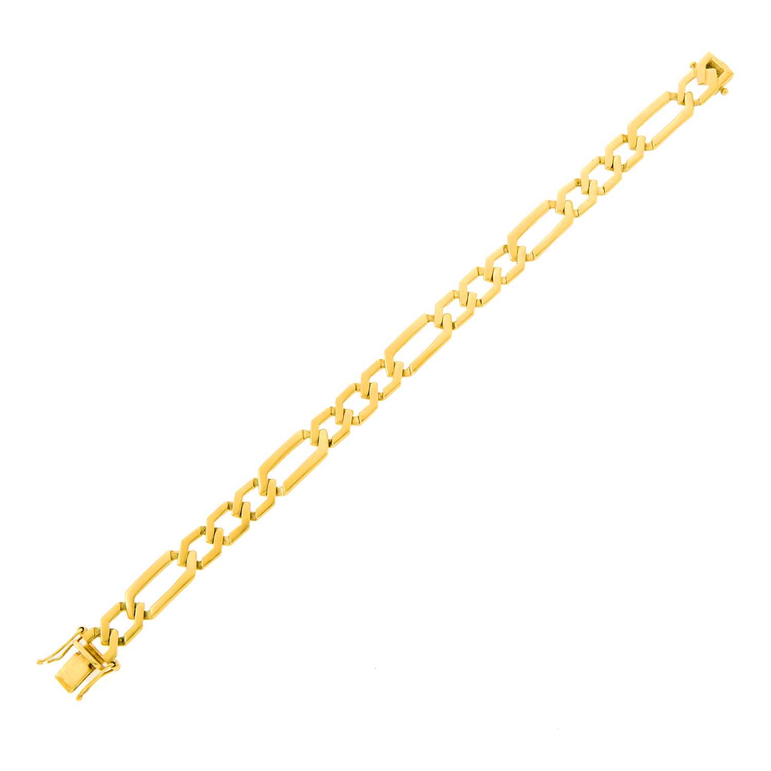Lot 2223 - Gold Link Bracelet
