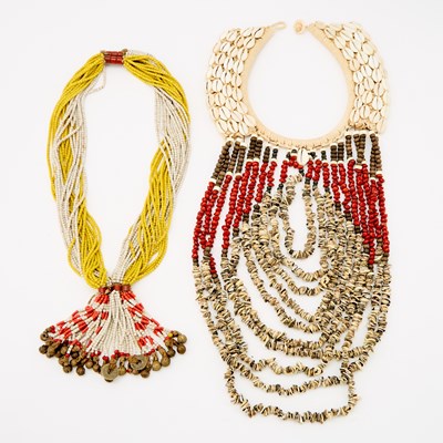 Lot 1015 - Two Tribal Necklaces