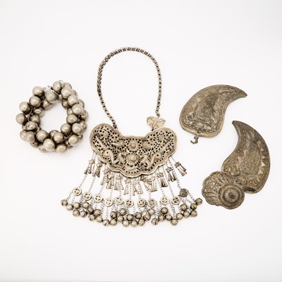 Lot 1017 - Group of Southeast Asian Metal Jewelry