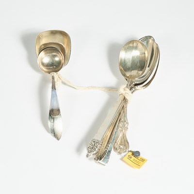 Lot 2 - 10 Silver Serving Spoons, 17 ozs.