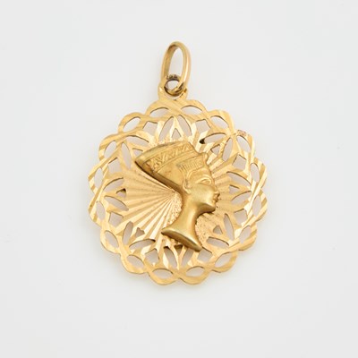 Lot 58 - Gold Pendant, 14K 2 dwt.