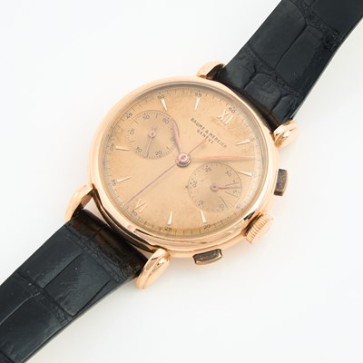 Lot 59 - Mans Gold Wrist Watch, Baume & Mercier, 39mm, 18K