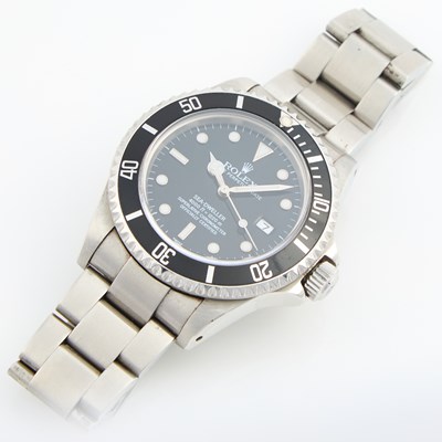 Lot 72 - Mans Metal Bracelet Watch, 31 Jewels, Rolex, Sea-Dweller 4000 ft., Date, 40mm