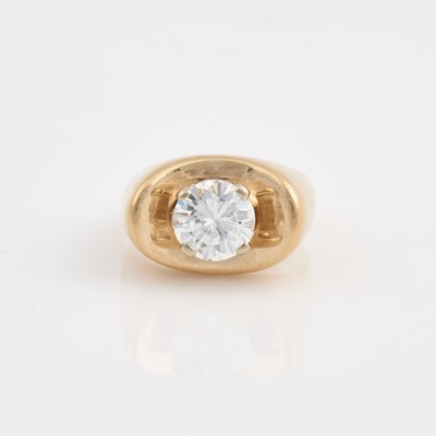 Lot 79 - Diamond Solitaire Ring about 1.95 cts., 14K 4 dwt.
