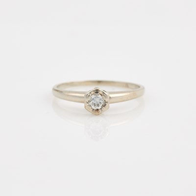 Lot 104 - Diamond Ring, 14K 1 dwt.