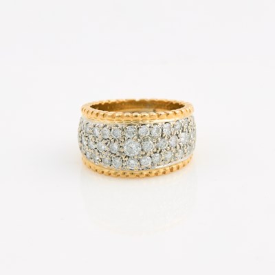 Lot 162 - Diamond Ring, 51 diamonds about 1.90 cts., 14K 5 dwt.