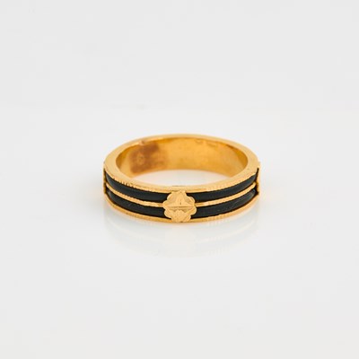 Lot 182 - Gold and Plastic Wedding Ring, 22K 4 dwt. all