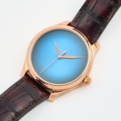 Lot 187 - Mans Gold Wrist Watch, H. Moser & Cie. Endeavour, Automatic, 40mm, 18K