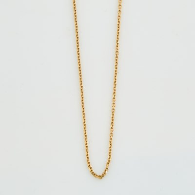 Lot 249 - Gold Neck Chain, 14K 2 dwt., damaged