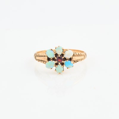 Lot 251 - Gold and Stone Ring, 10K 1 dwt. all
