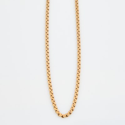 Lot 256 - Gold Neck Chain, 14K 12 dwt.