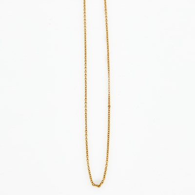 Lot 260 - Gold Neck Chain, 18K 1 dwt., bears signature Tiffany & Co, Peretti