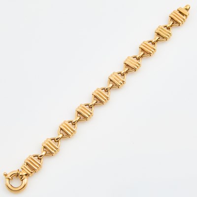 Lot 269 - Gold Flexible Bracelet, 18K 12 dwt.