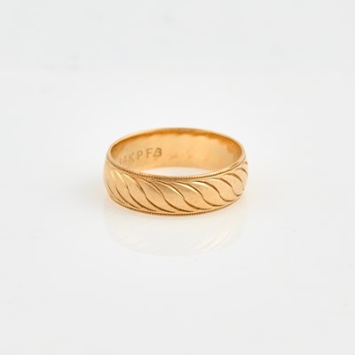 Lot 297 - Gold Wedding Ring, 14K 2 dwt.