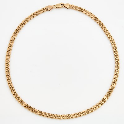 Lot 366 - Gold Neck Chain, 14K 16 dwt.
