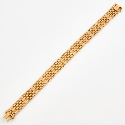 Lot 367 - Gold Flexible Bracelet, 14K 15 dwt.