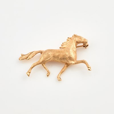 Lot 372 - Gold Animal Pin, 14K 4 dwt.
