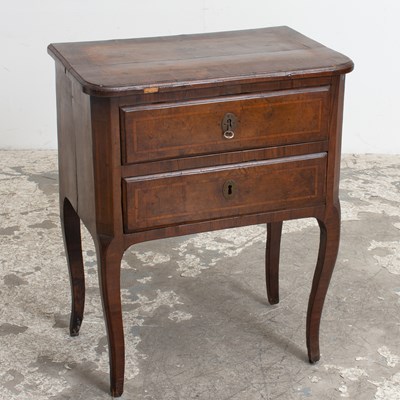 Lot 289 - Mahogany Side Two-Drawer Side Table
