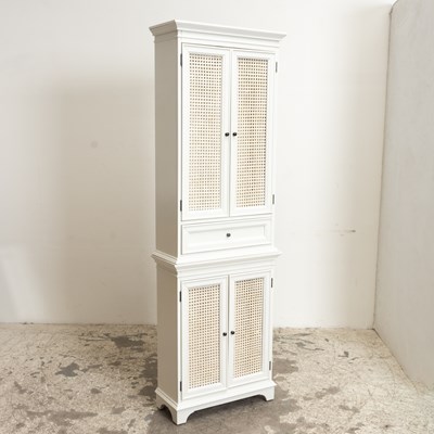 Lot 291 - White Painted Cabinet