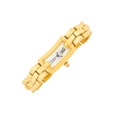 Lot 15 - Cartier Gold 'Ballerina' Wristwatch, Ref. 2992