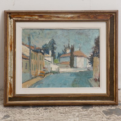Lot 319 - Village Scene