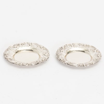 Lot 308 - Pair of Sterling Nut Dishes