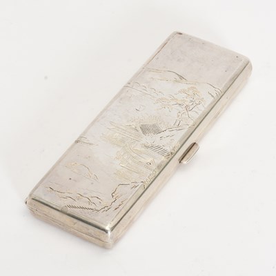Lot 315 - Japanese Sterling Cigarette Case