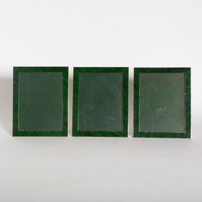 Lot 332 - Set of Three Hermes Enamel Photo Frames