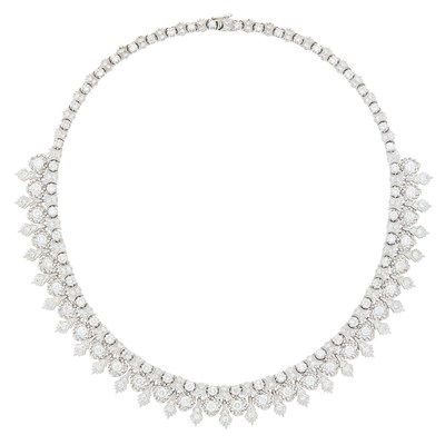 Lot White Gold and Diamond Necklace