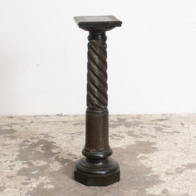 Lot 359 - Green Marble Pedestal