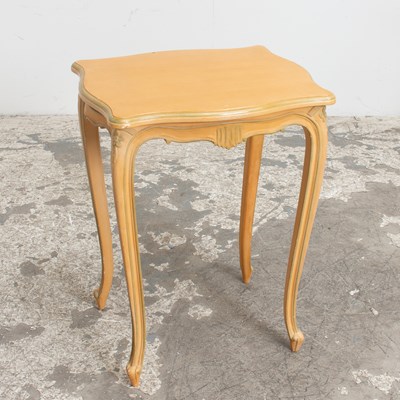 Lot 362 - Yellow Painted Side Table