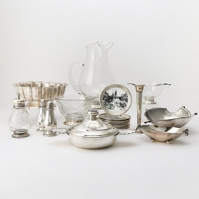 Lot 206 - Group of American Sterling Silver Table Articles
