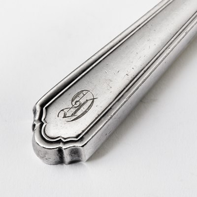 Lot 213 - Assembled Watson Sterling Silver "John Alden" Pattern Flatware Service