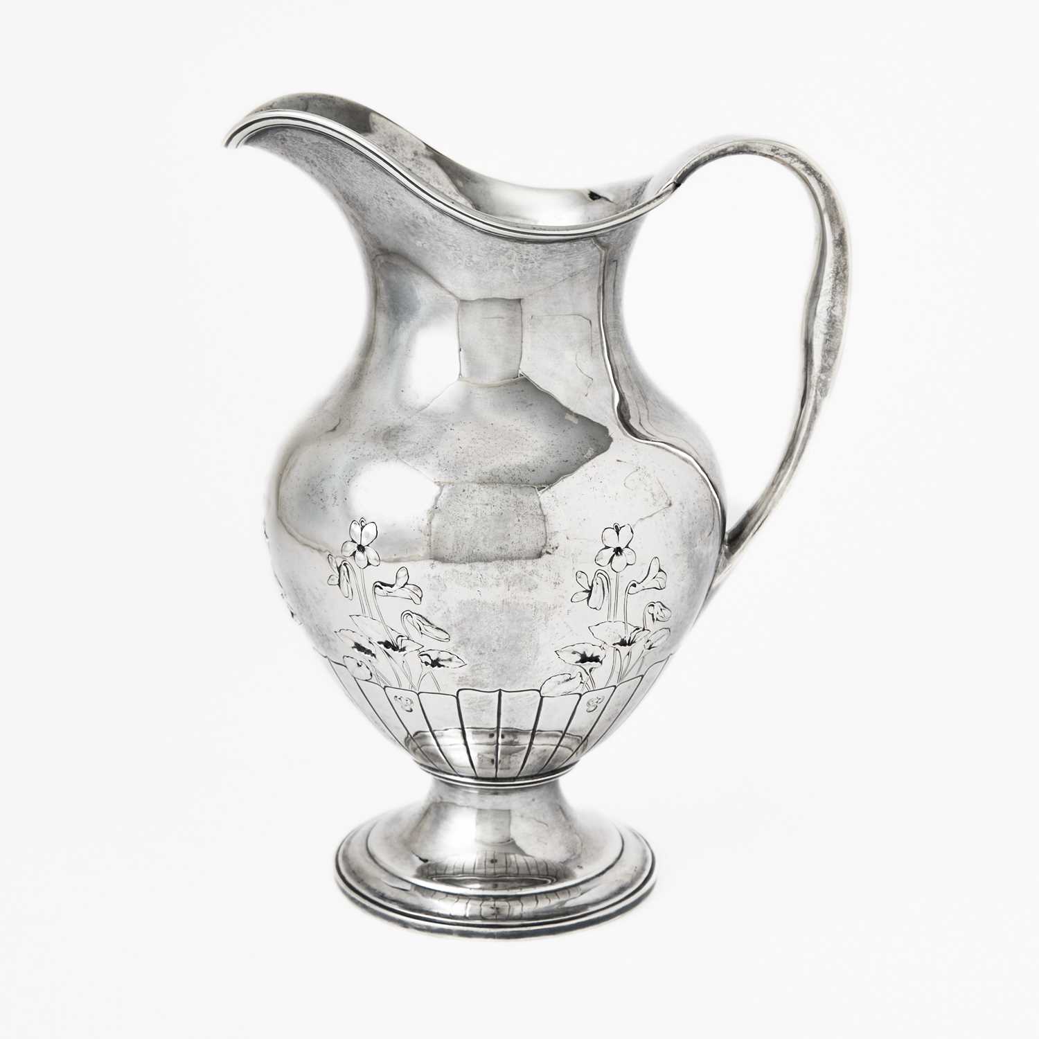 Lot 179 - Arthur Stone Sterling Silver Water Pitcher