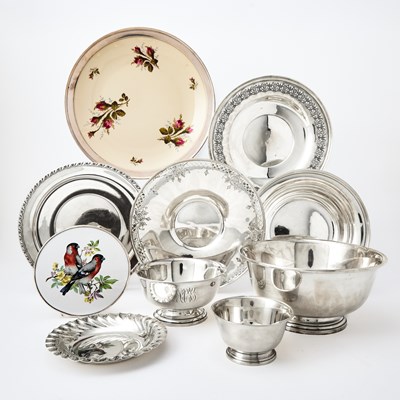 Lot 212 - Group of American Sterling Silver Bowls and Plates