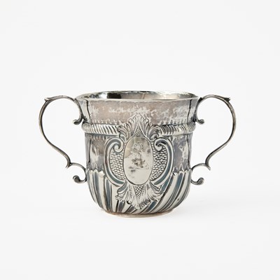 Lot 205 - Geroge II Sterling Silver Caudle Cup