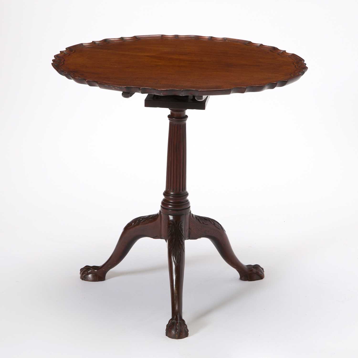 Lot 146 - George III Mahogany Tilt Top Tea Table